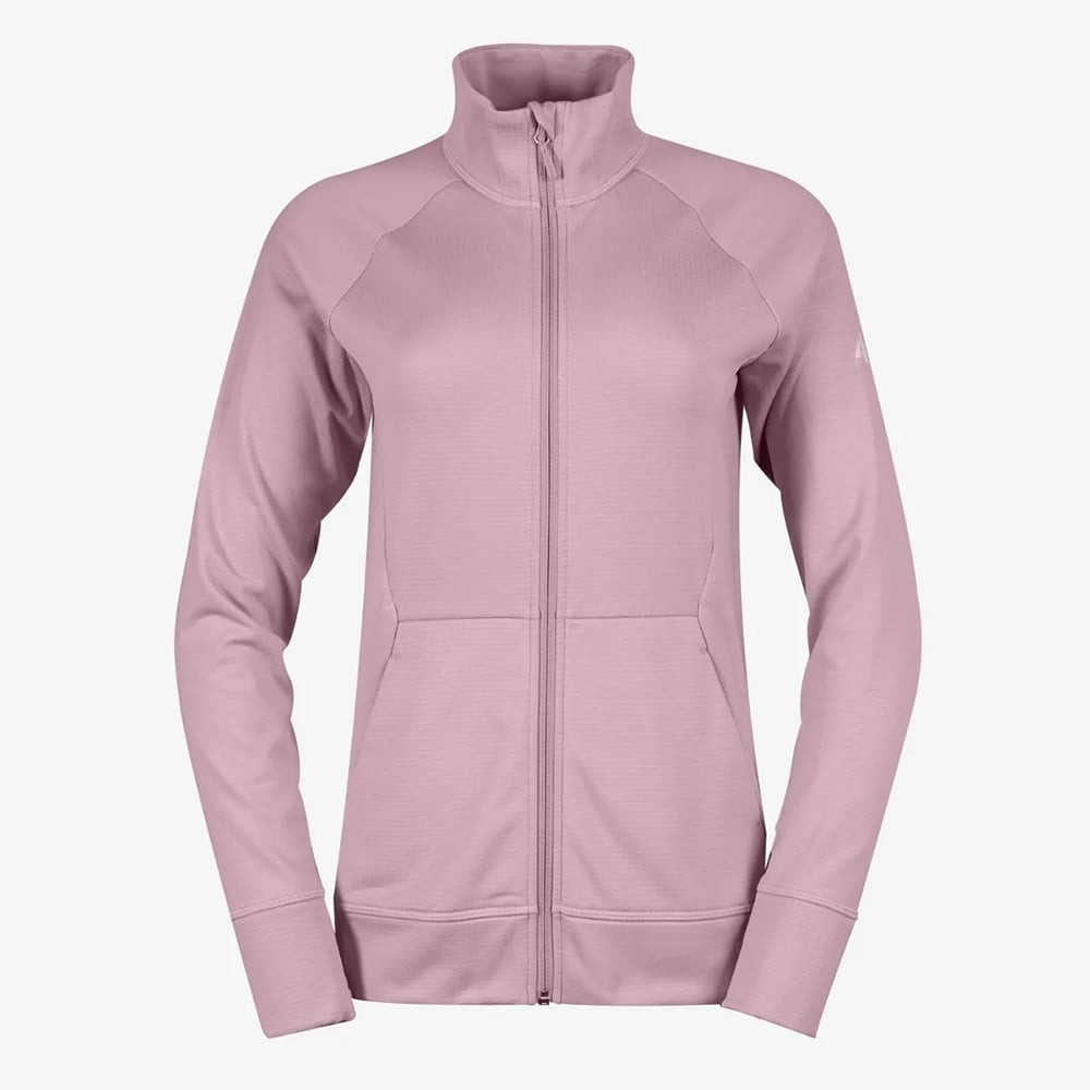 Eddie Bauer Womens High Route Grid Full Zip Fleece (Dusty Iris)