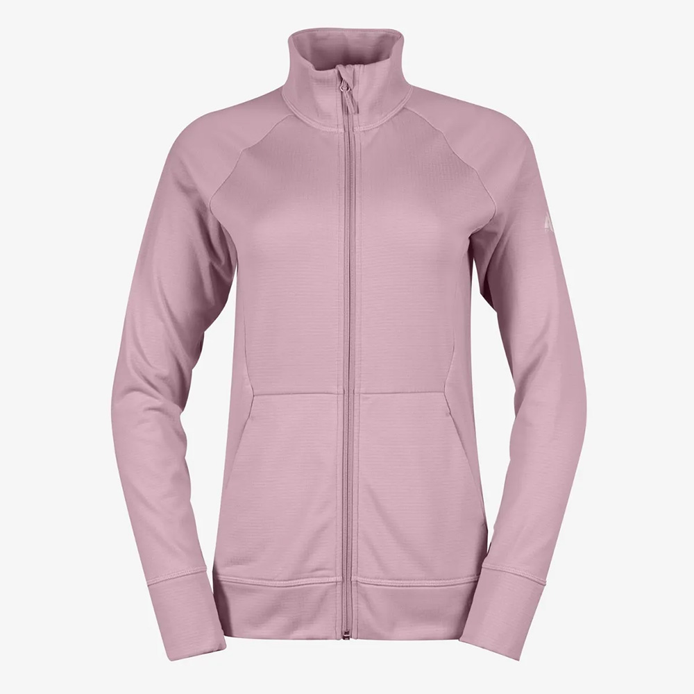 Eddie Bauer Womens High Route Grid Full Zip Fleece (Dusty Iris)
