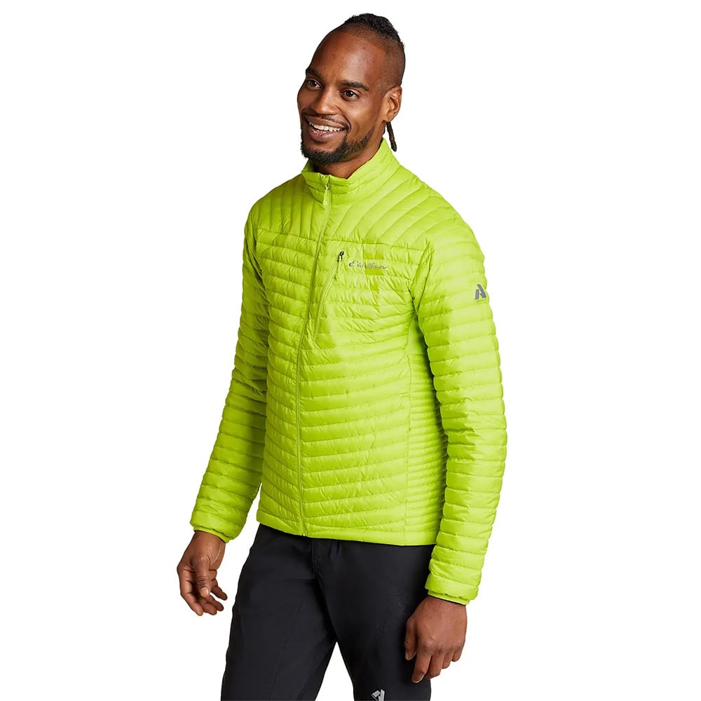 Eddie Bauer Mens Microtherm 2.0 Down Jacket (Spring Green)