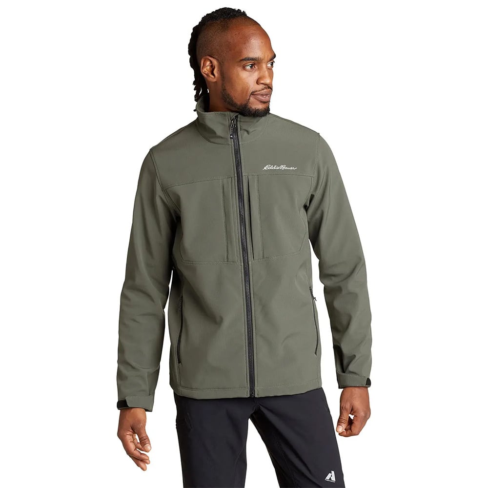 Eddie Bauer Mens Windfoil Softshell Jacket (Capers)