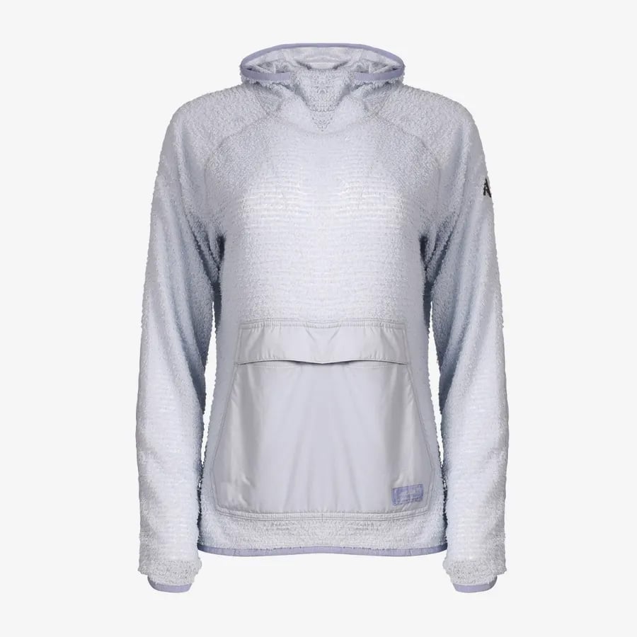 Eddie Bauer Womens Super Sevens Pullover Fleece (Blue Smoke)