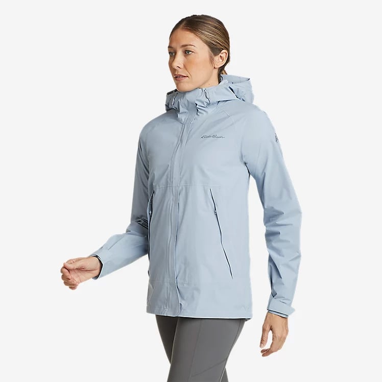 Eddie Bauer Womens Super Seven Waterproof Jacket (Blue Smoke)