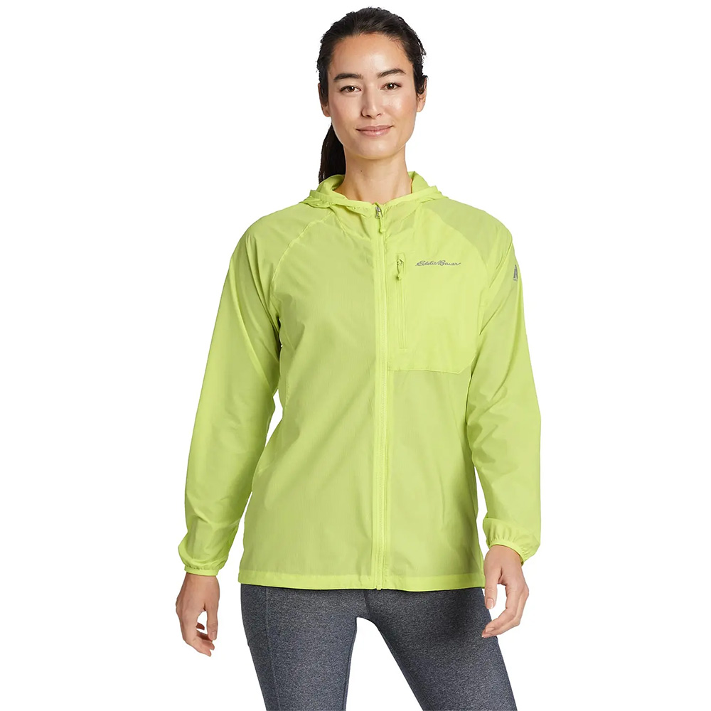 Eddie Bauer Womens Super Sevens Wind Jacket (Cactus)