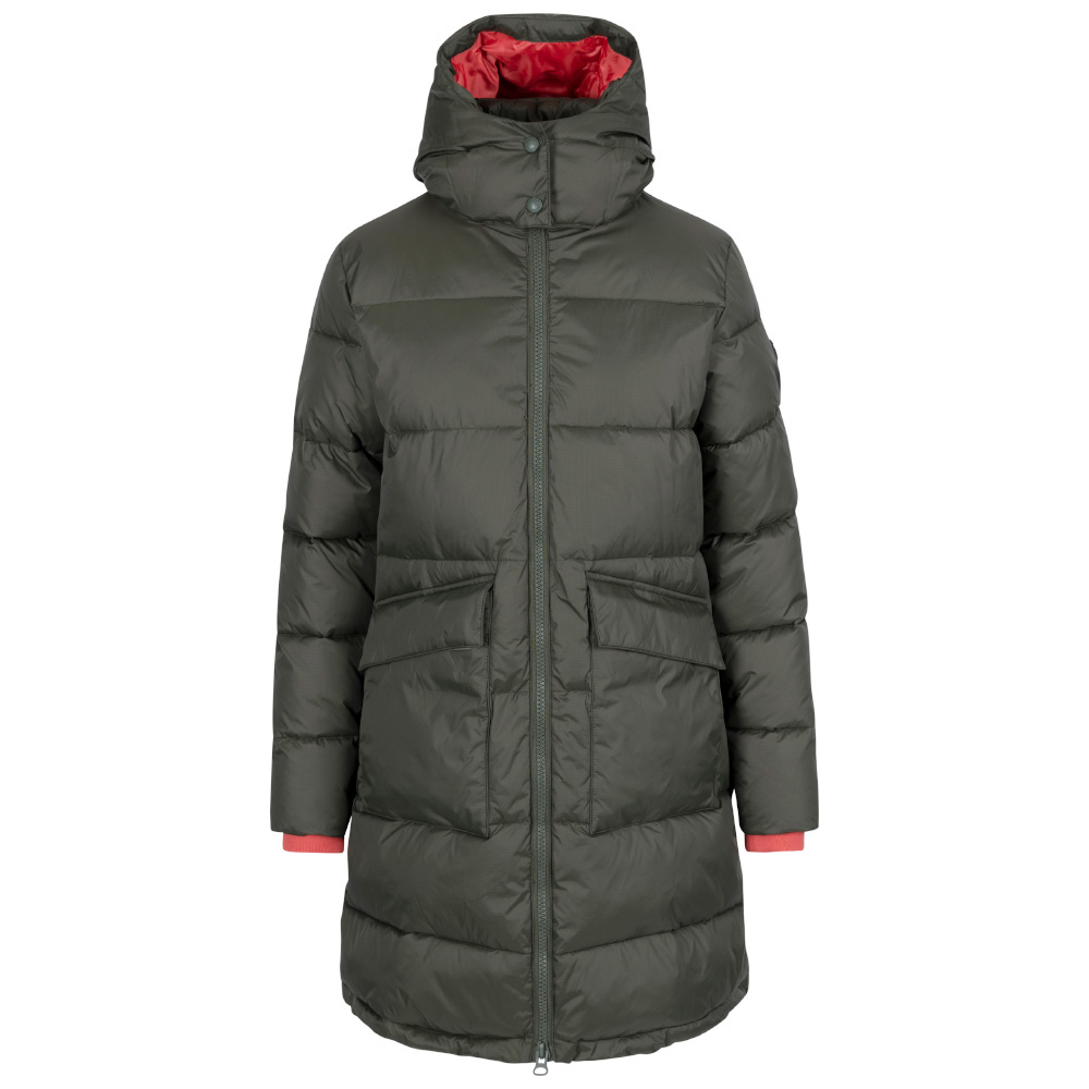 Trespass Womens Parkview Insulated Parka (Dark Vine)