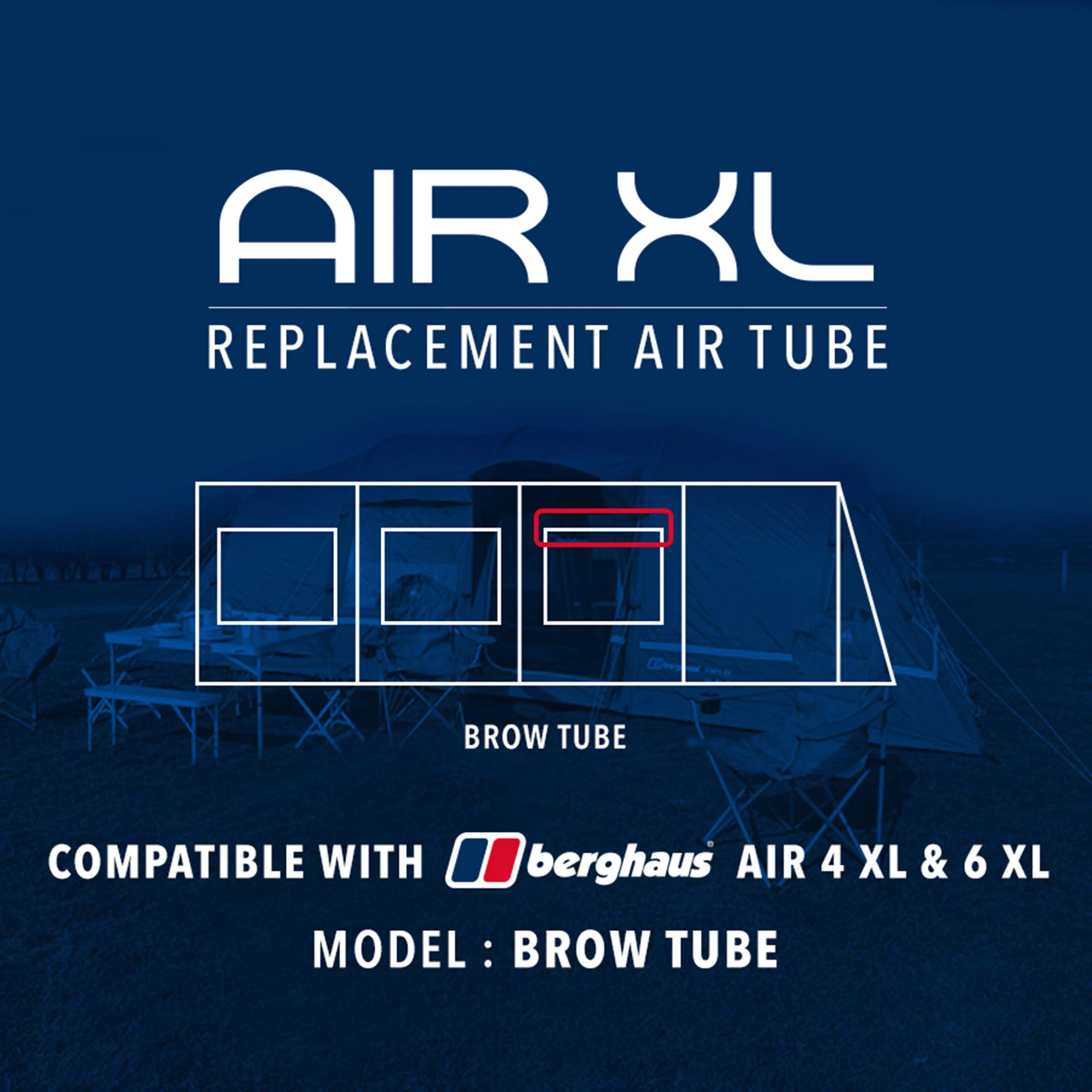 Air 4 XL & 6 XL Replacement Brow Tube, BLK