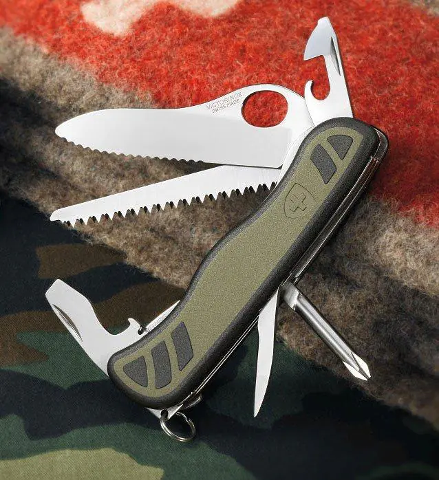 Swiss Soldier's Knife 08, OLIVE