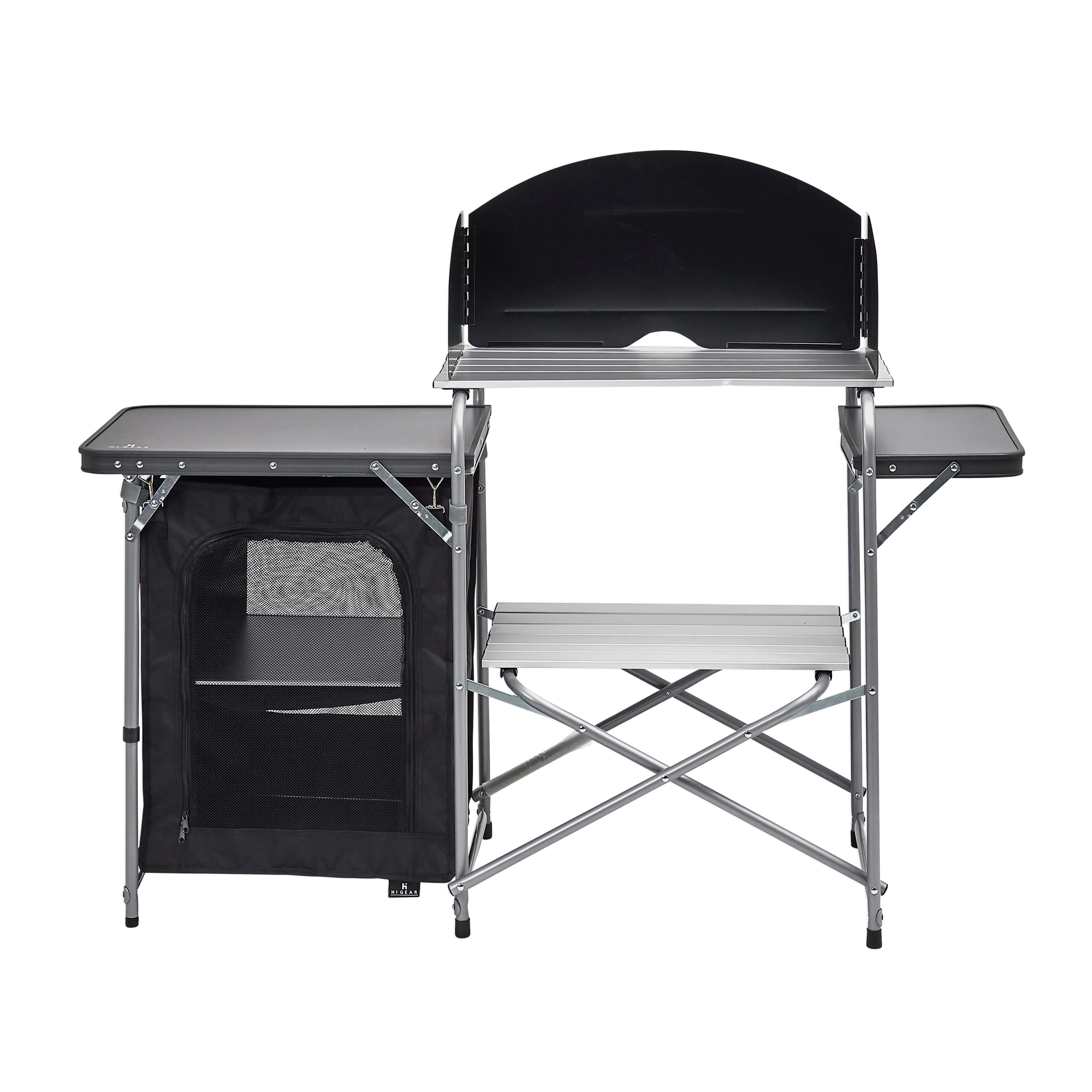 HI-GEAR Basecamp Kitchen Stand, Silver