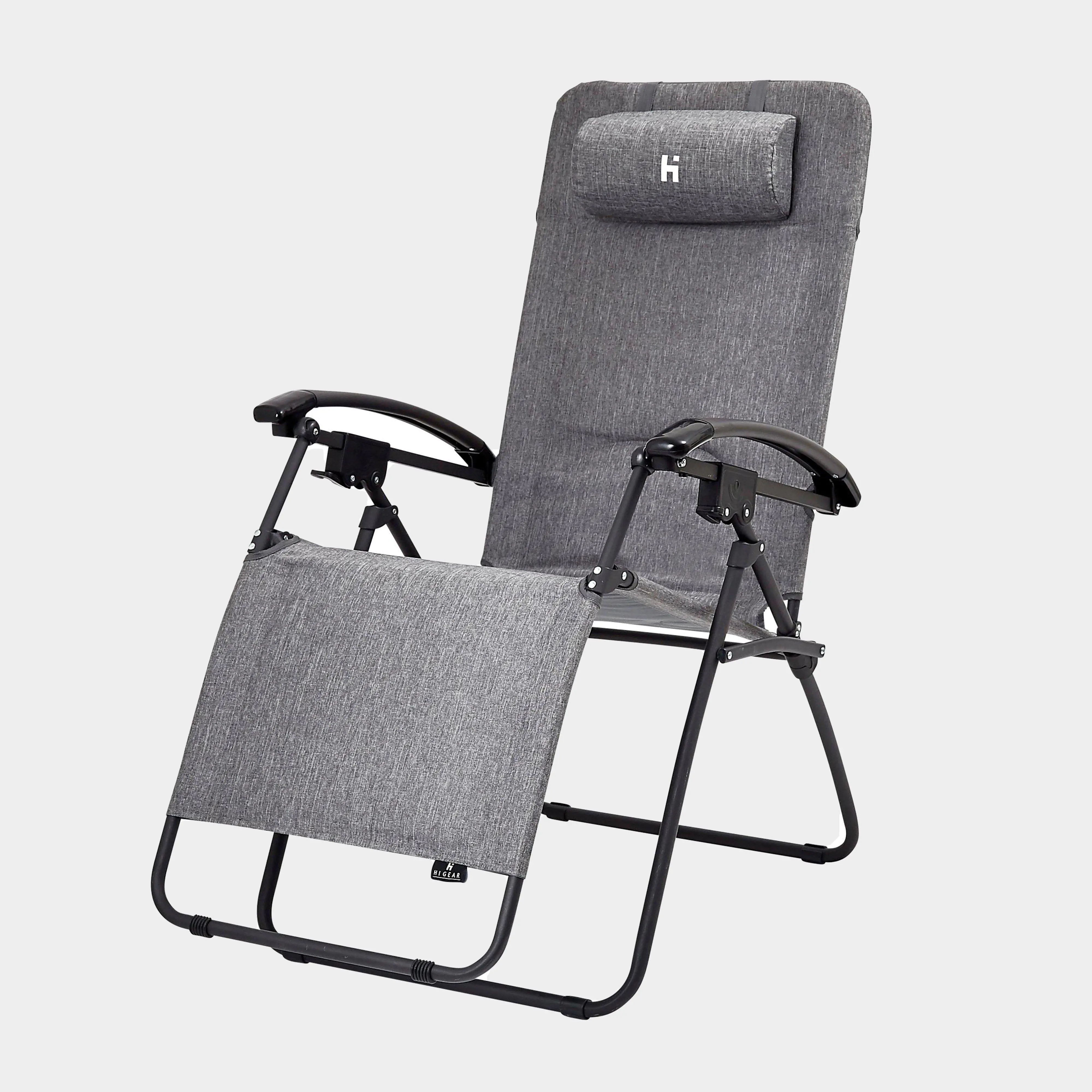 HI-GEAR Savona Lounger, Grey