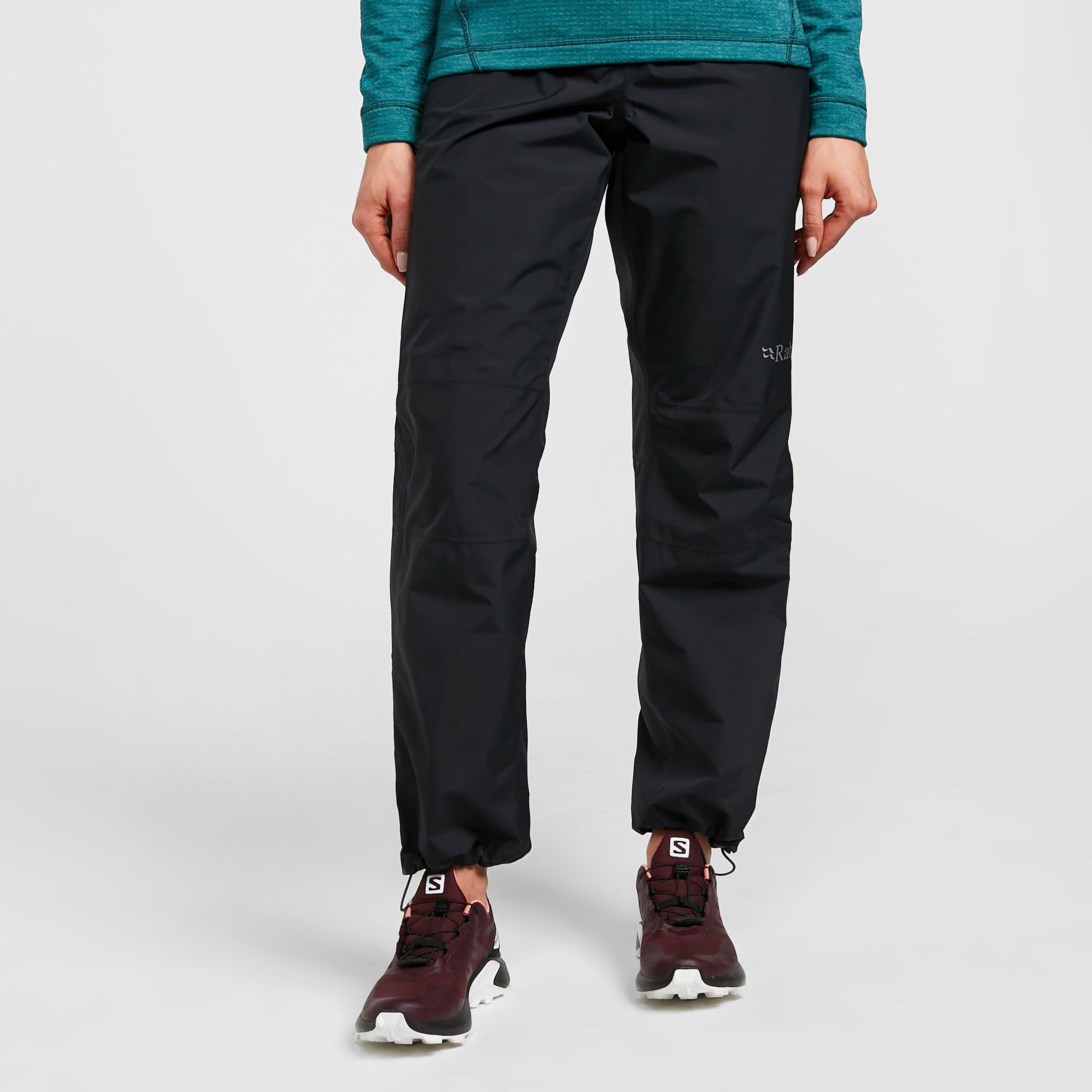 Rab Women's Downpour Eco Waterproof Pants, Black