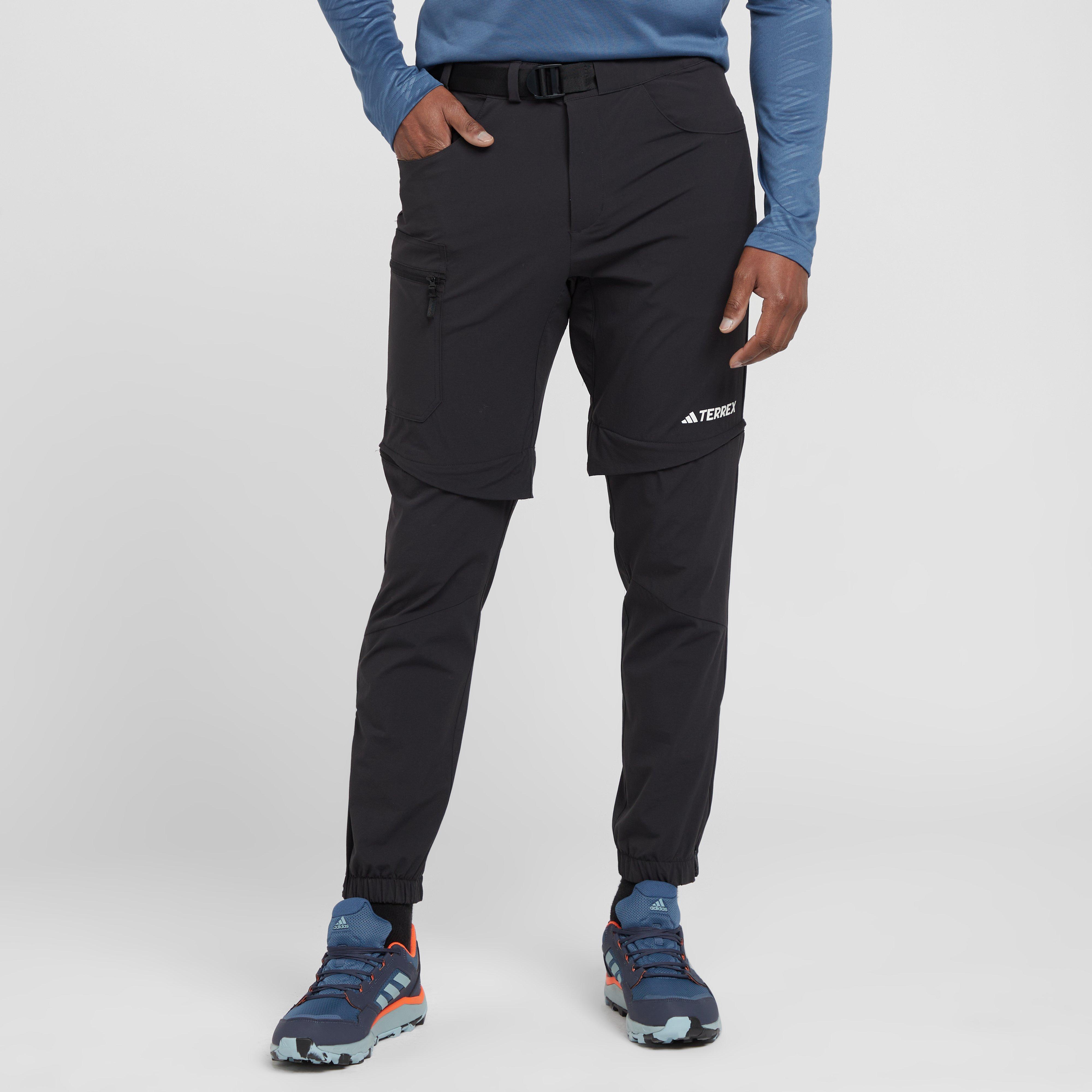 adidas Terrex Men's Utilitas Zip-off Hiking Pants, Black