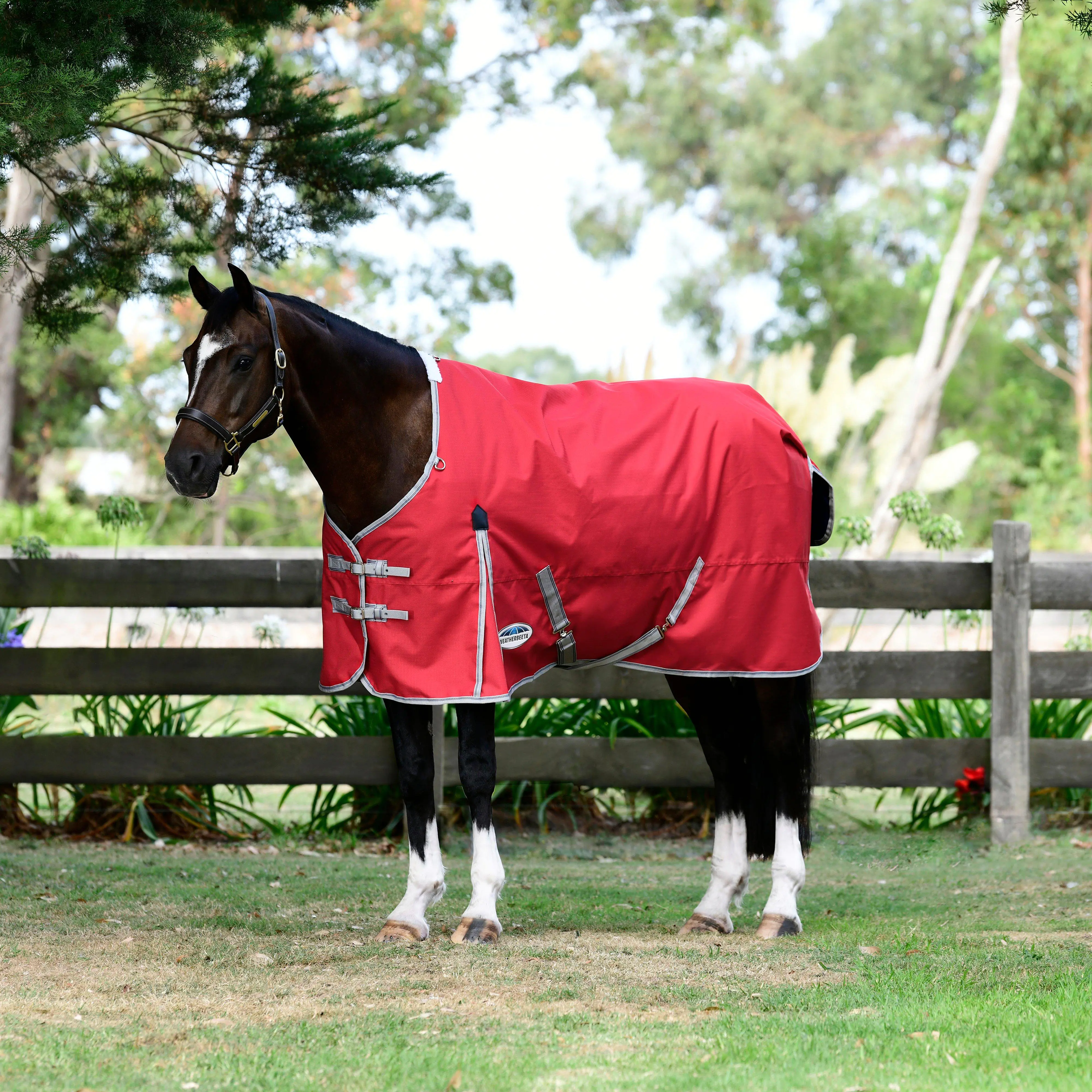 WeatherBeeta ComFiTec Classic Standard Neck Lite Plus, Red