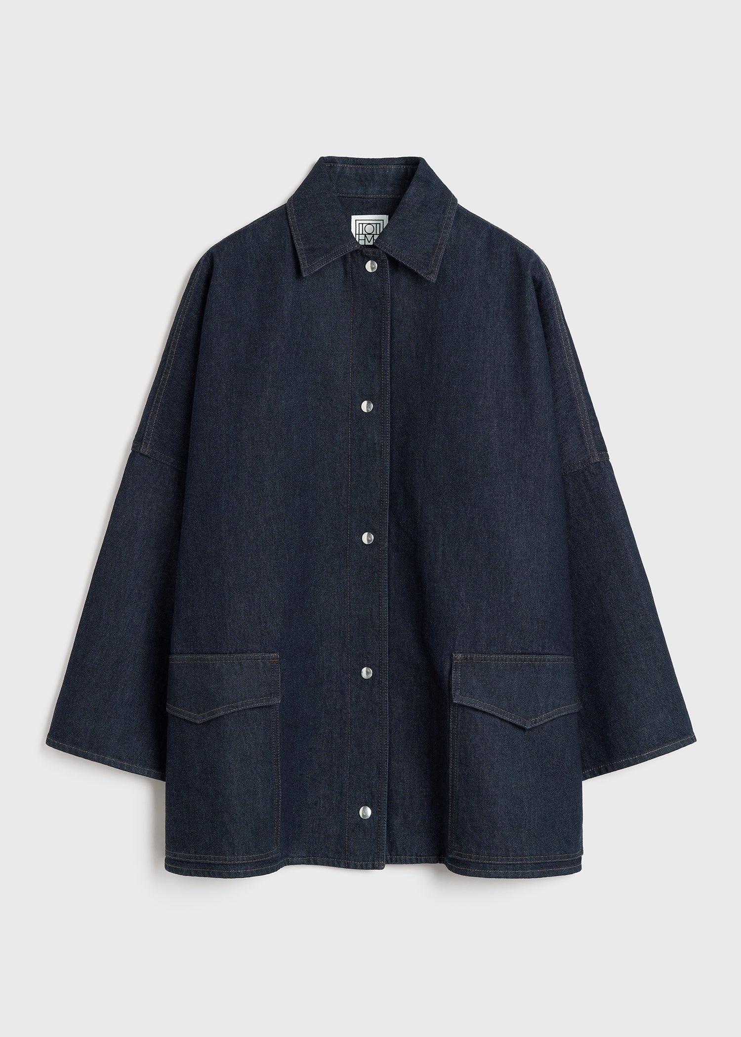 Toteme Wide Sleeves Denim Jacket (pa_size1: xs)