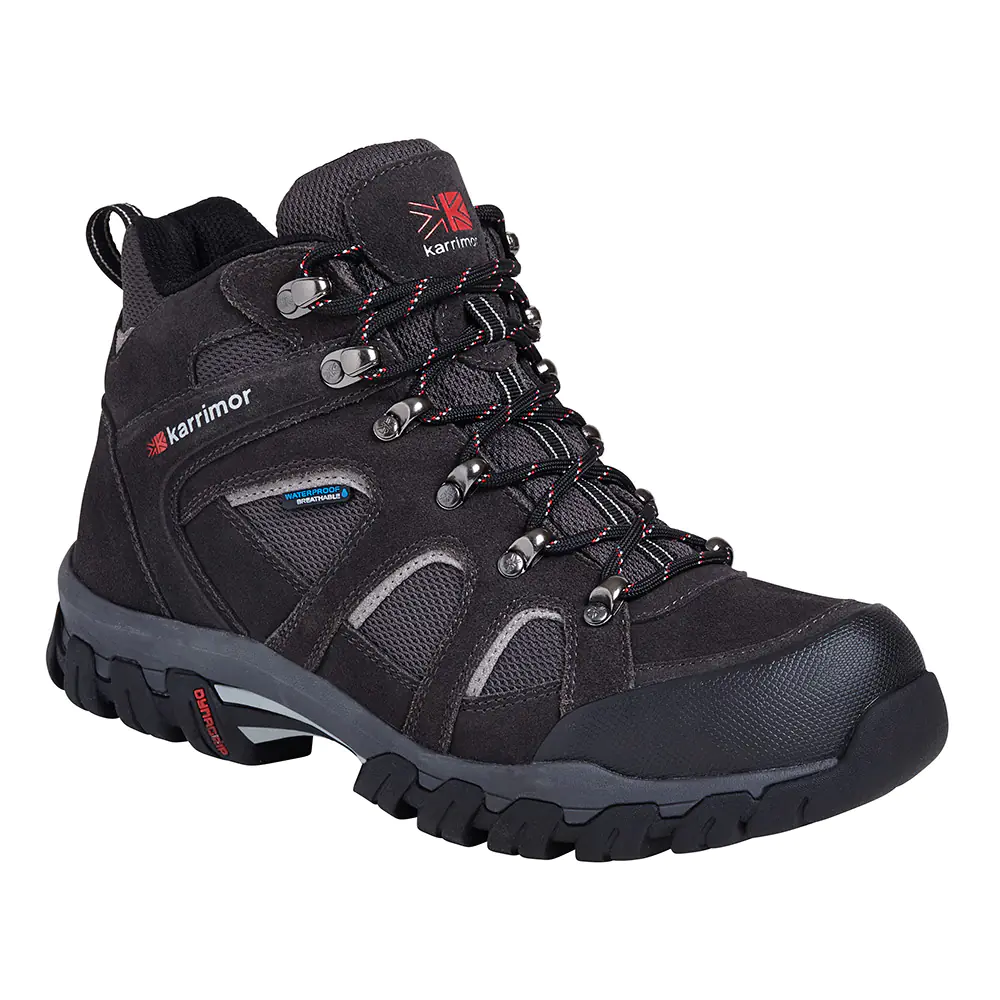Karrimor Mens Bodmin IV Mid Waterproof Walking Boots (Black Sea)