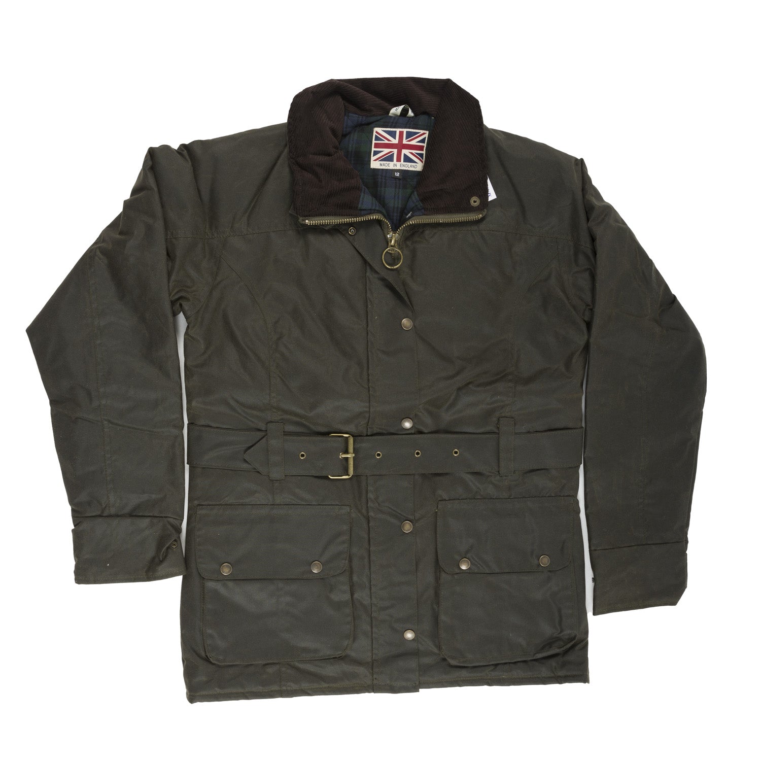 Ladies Wax Jacket Olive Olive / 16