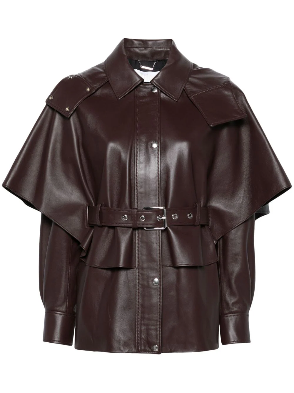 Chloé Layered Leather Jacket (pa_size1: 36)