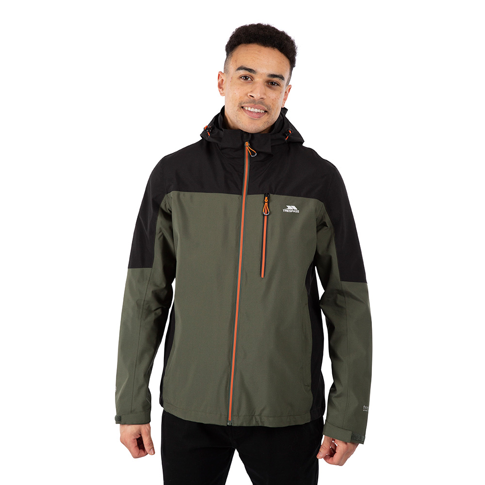 Trespass Mens Tappin Waterproof Jacket (Ivy)