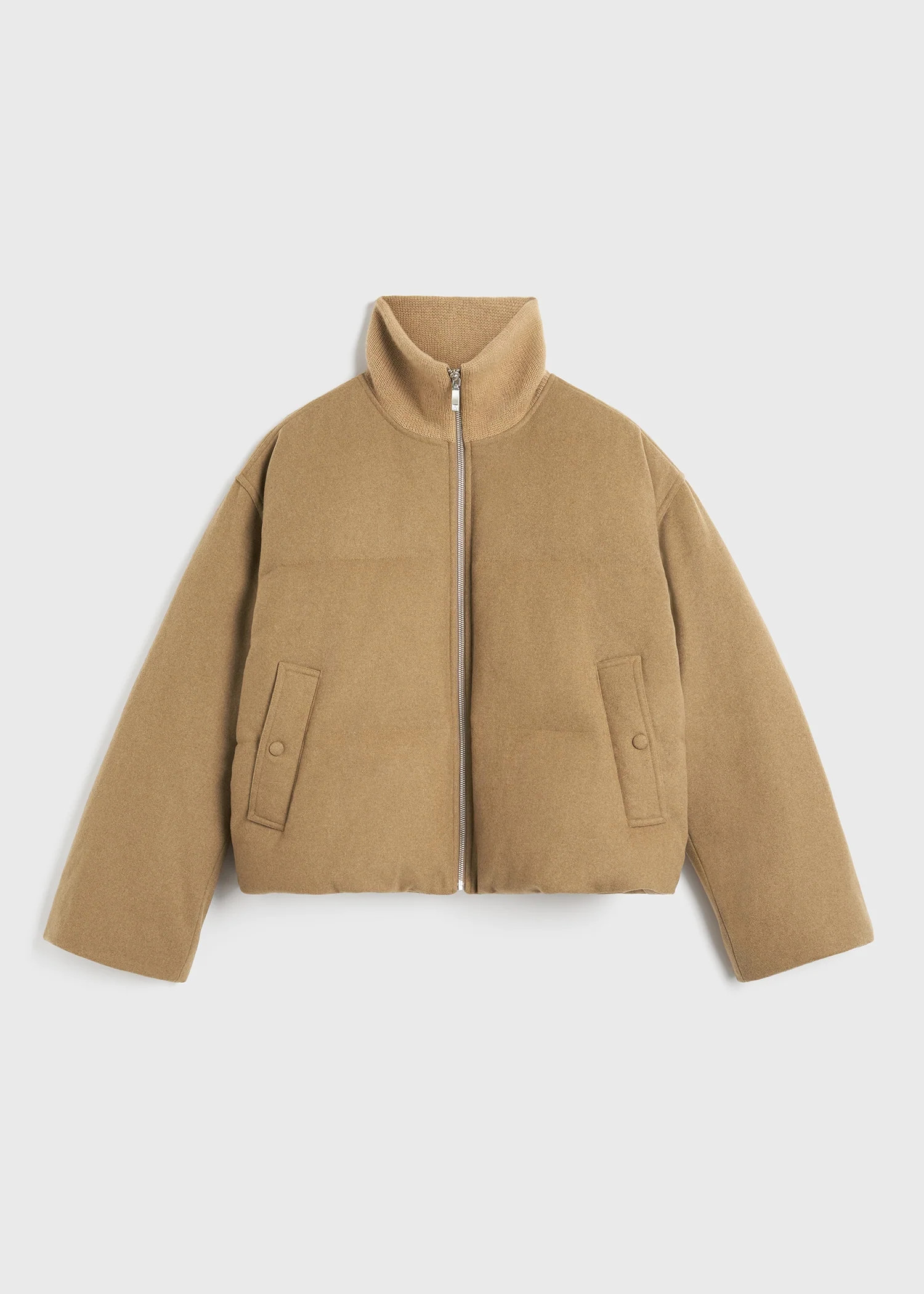 Toteme Felted Zip-Up Padded Jacket (Size: 32)