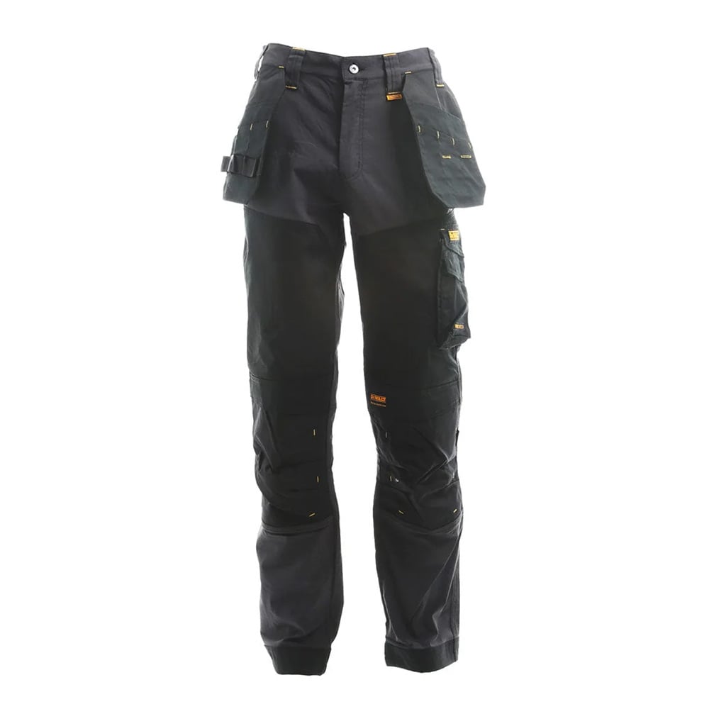 DeWalt Mens Memphis Pro Stretch Work Trousers (Grey / Black)