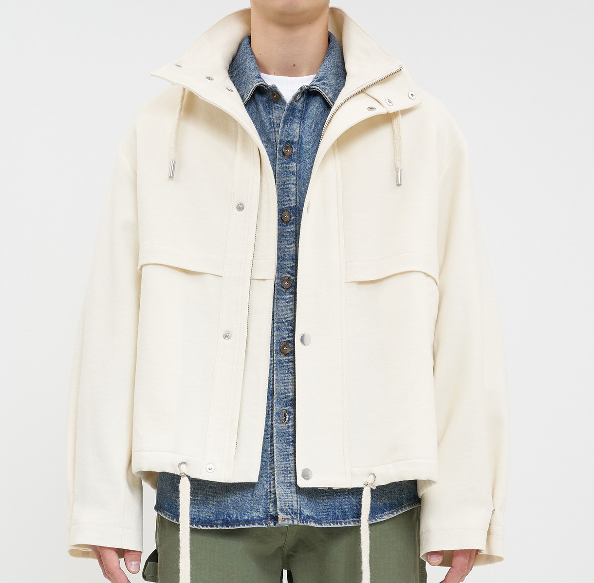 AMI Short Wool Parka (pa_size1: xs)
