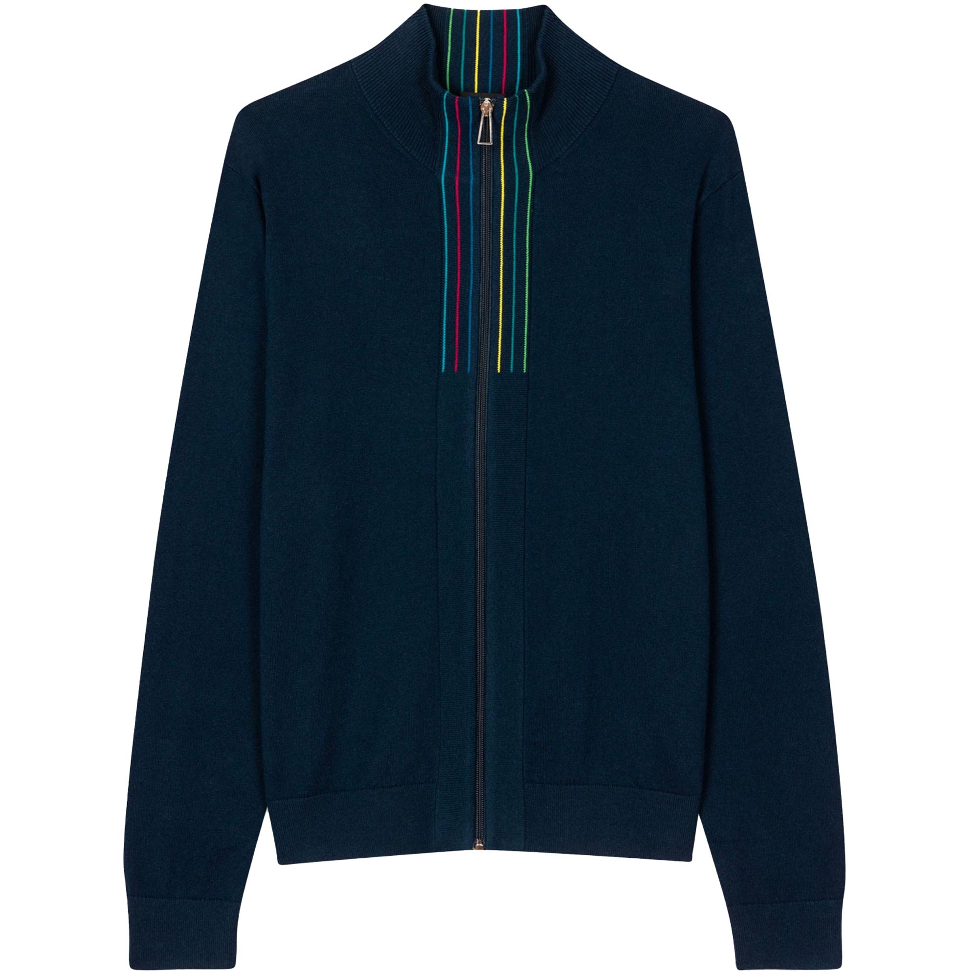 Sports Stripe Cardigan - Navy