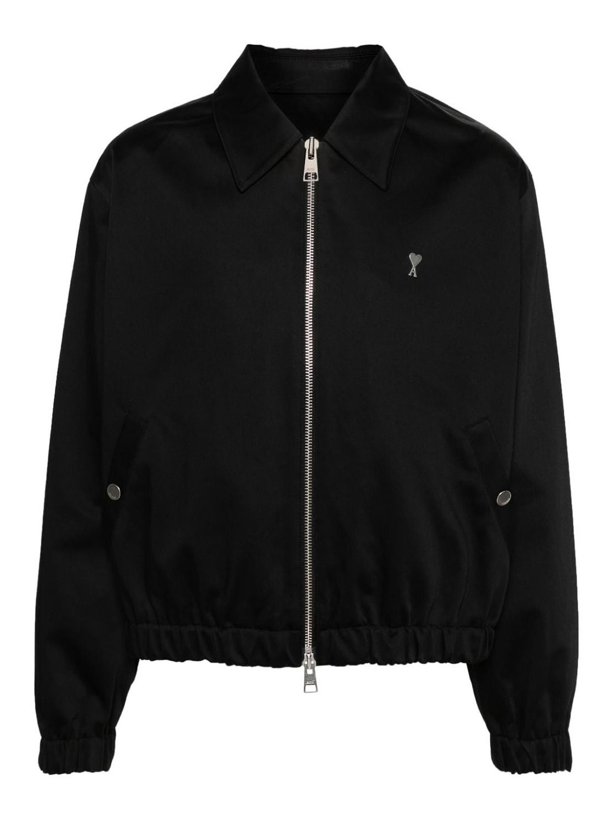 AMI Paris Ami de Coeur Cotton Jacket Black (pa_size1: xl)