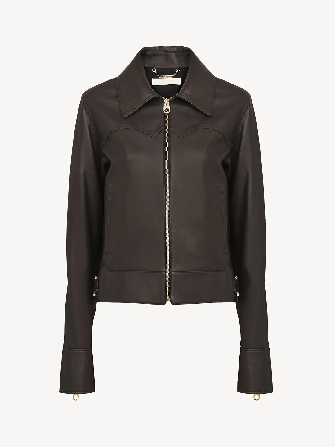 Chloé Aviator Leather Jacket (pa_size1: 36) Chloé Aviator Leather Jacket (pa_size1: 36)