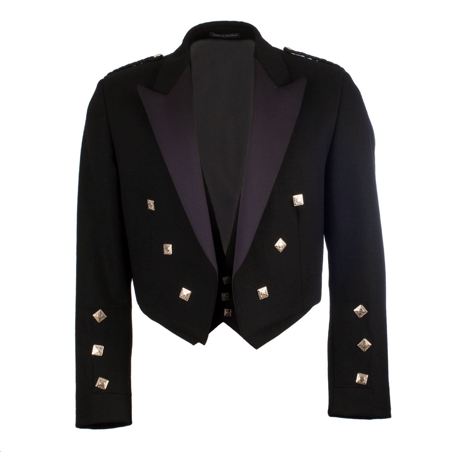 P/Charlie Jacket & 3 Button Waistc. Wool Black Black / 46