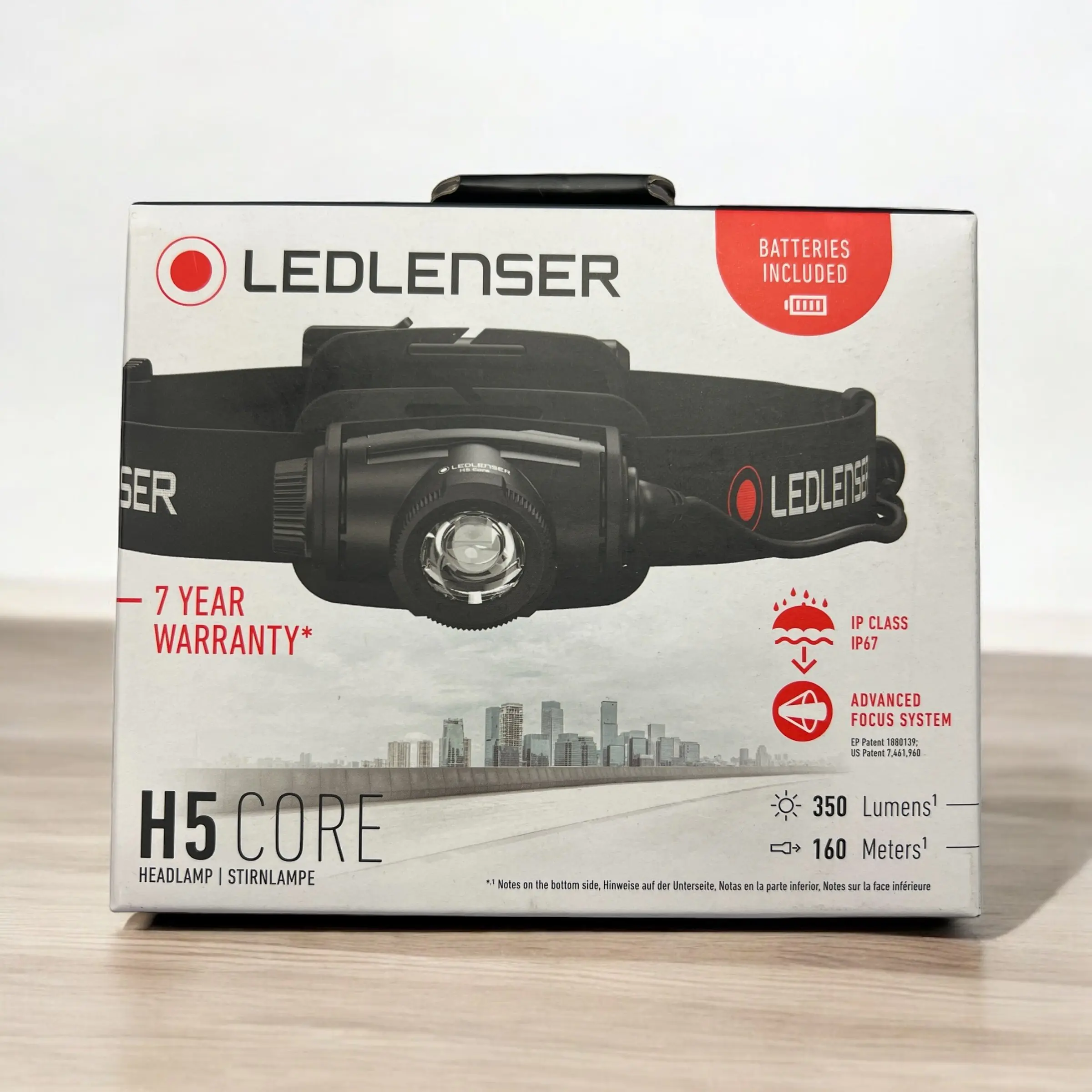 LEDLENSER H5 Core Headlamp - 350 Lumen - Battery Operated