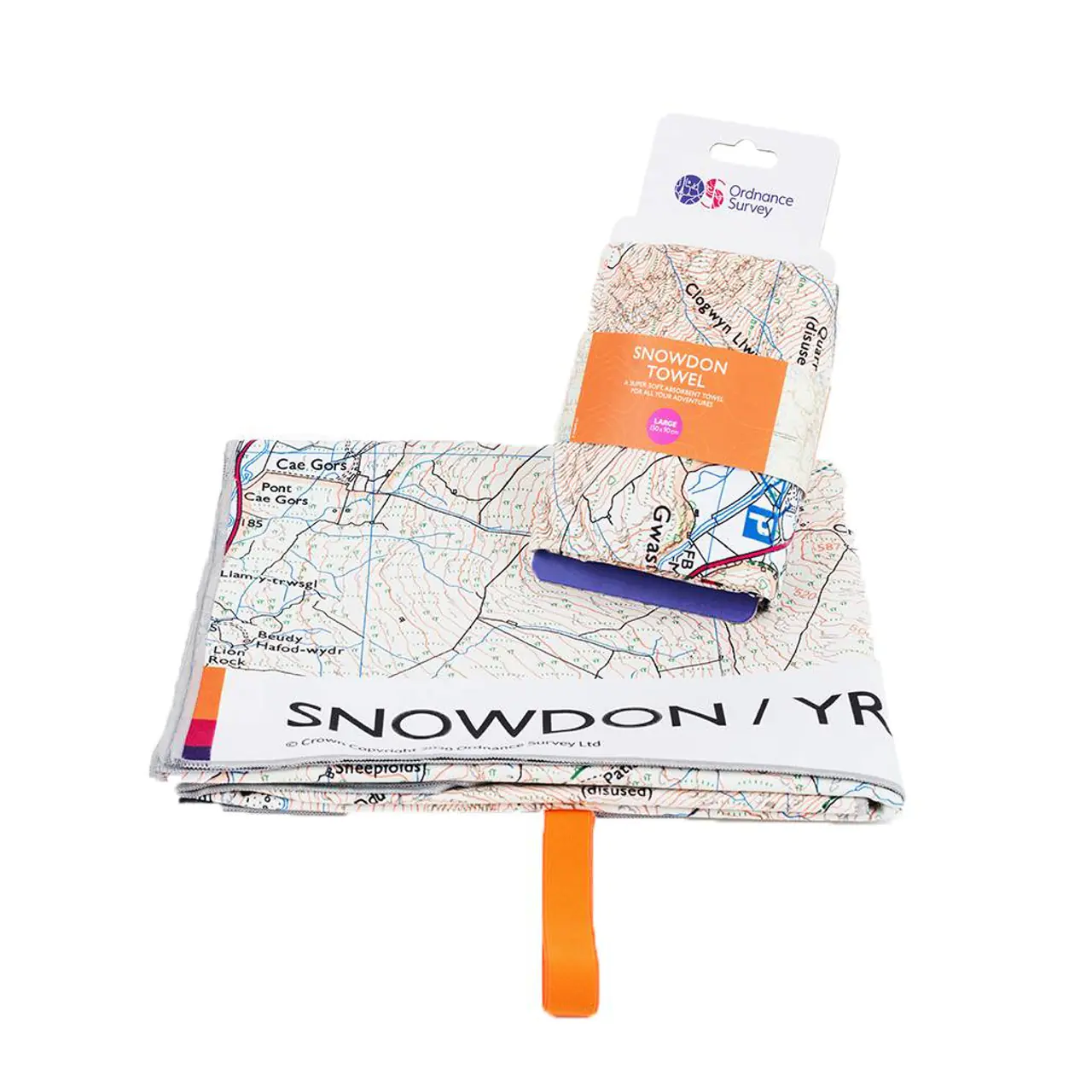 Ordnance Survey OS Snowdon Large Towel Ordnance Survey OS Snowdon Large Towel