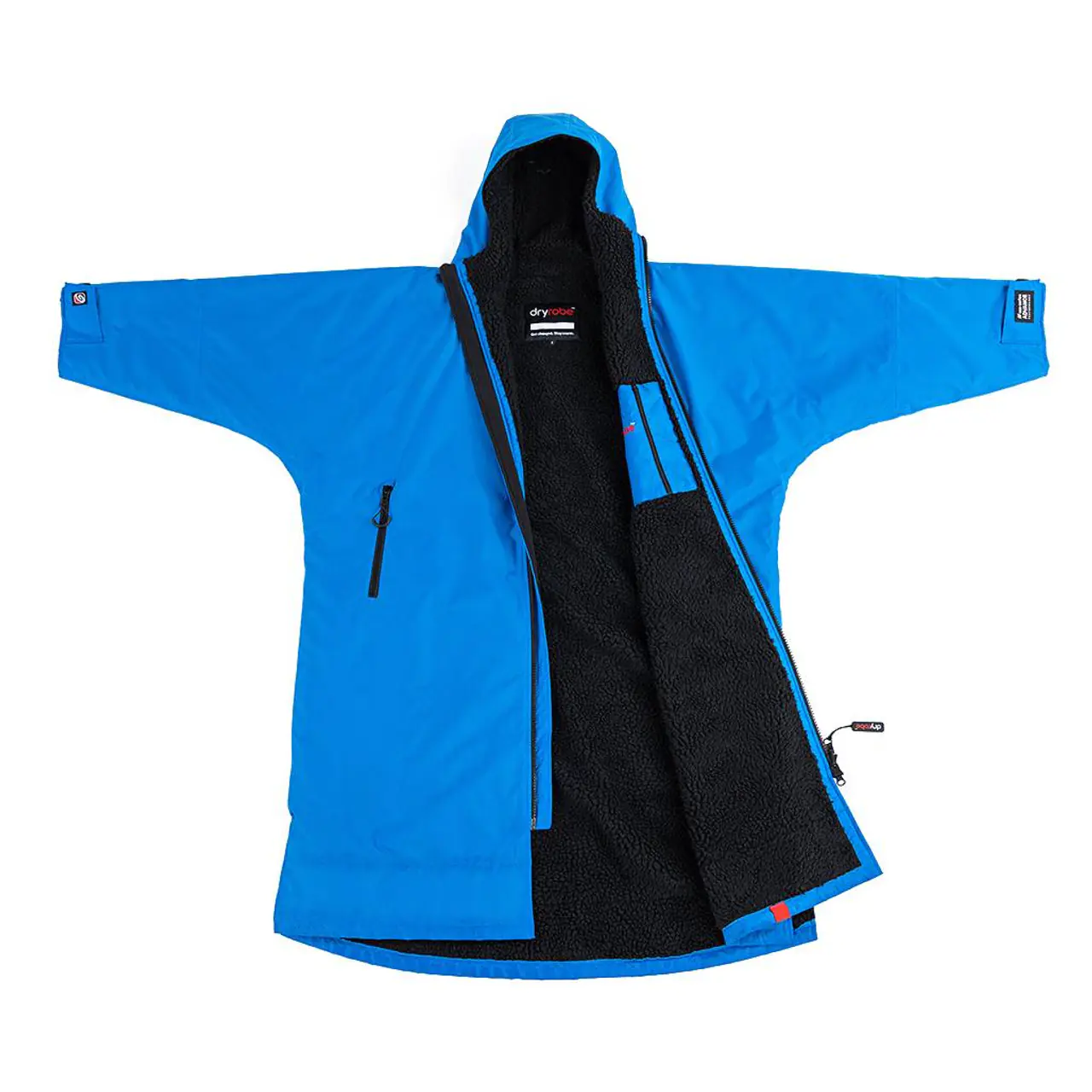 Dryrobe Advance Adults Cobalt Blue Long Sleeve Outdoor Robe