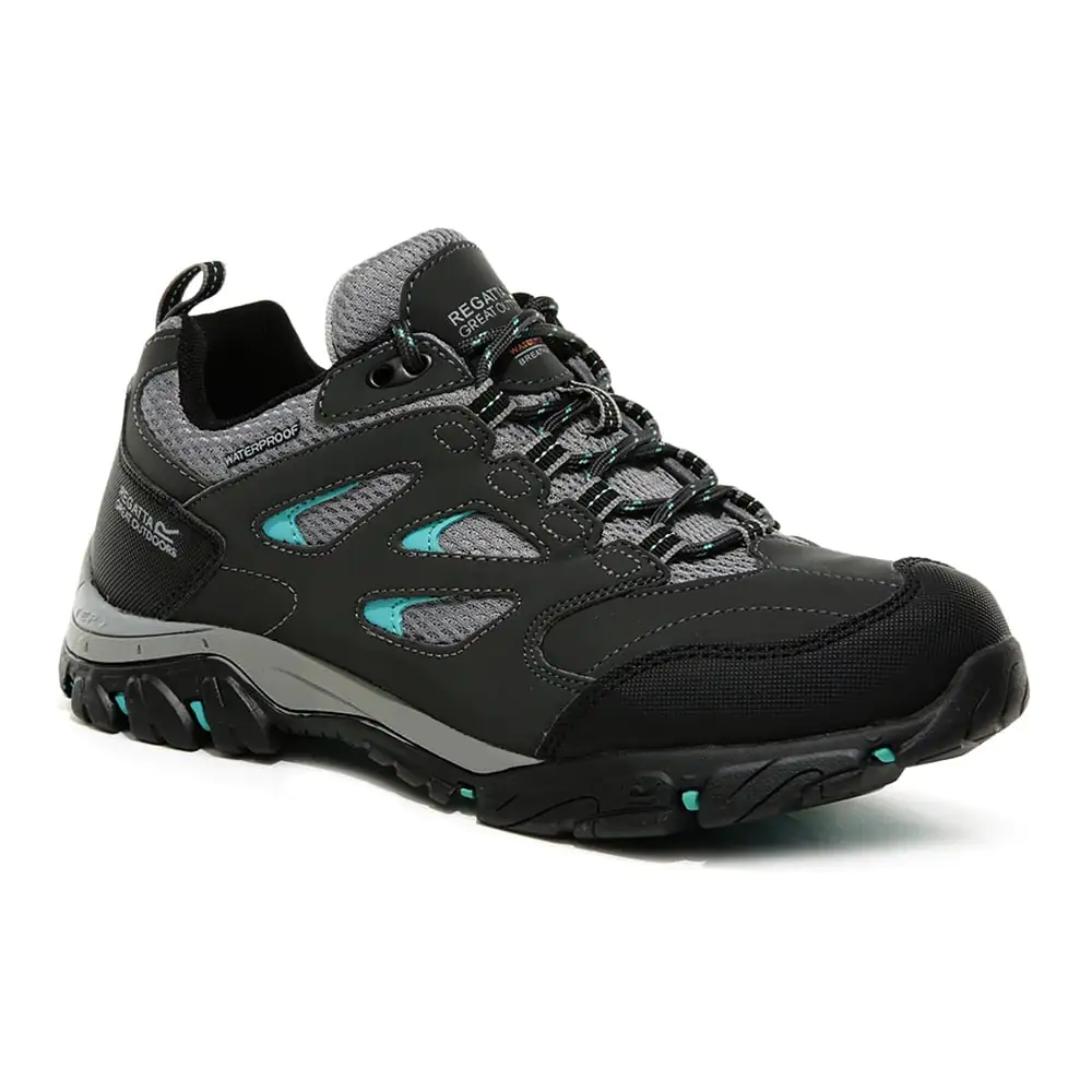 Regatta Womens Holcombe IEP Low Waterproof Walking Shoes (Ash/Ceramic) Regatta Womens Holcombe IEP Low Waterproof Walking Shoes (Ash/Ceramic)