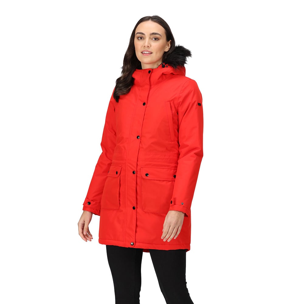 Regatta Womens Voltera Waterproof Insulated Heated Parka (Code Red)
