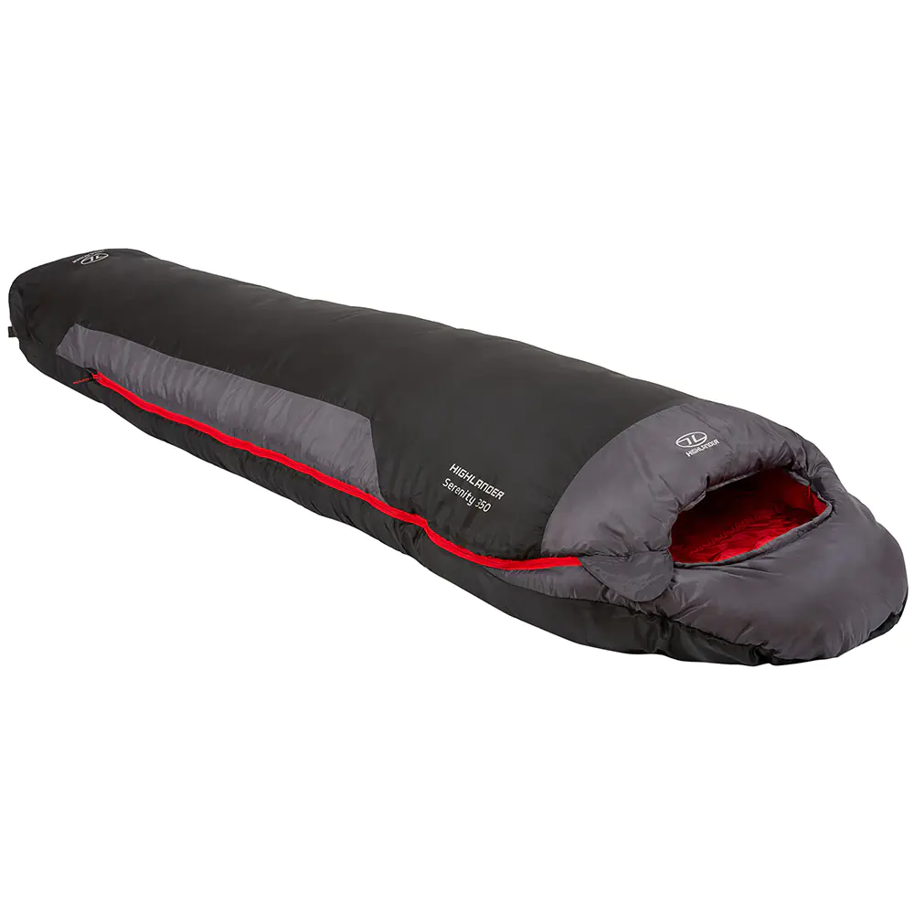 Highlander Serenity 350 Sleeping Bag (Charcoal)