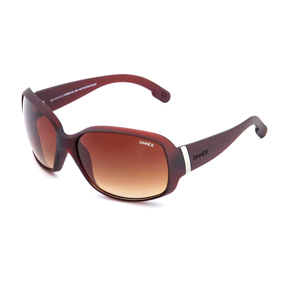 Sinner Amos X Sunglasses (Matte Dark Brown)