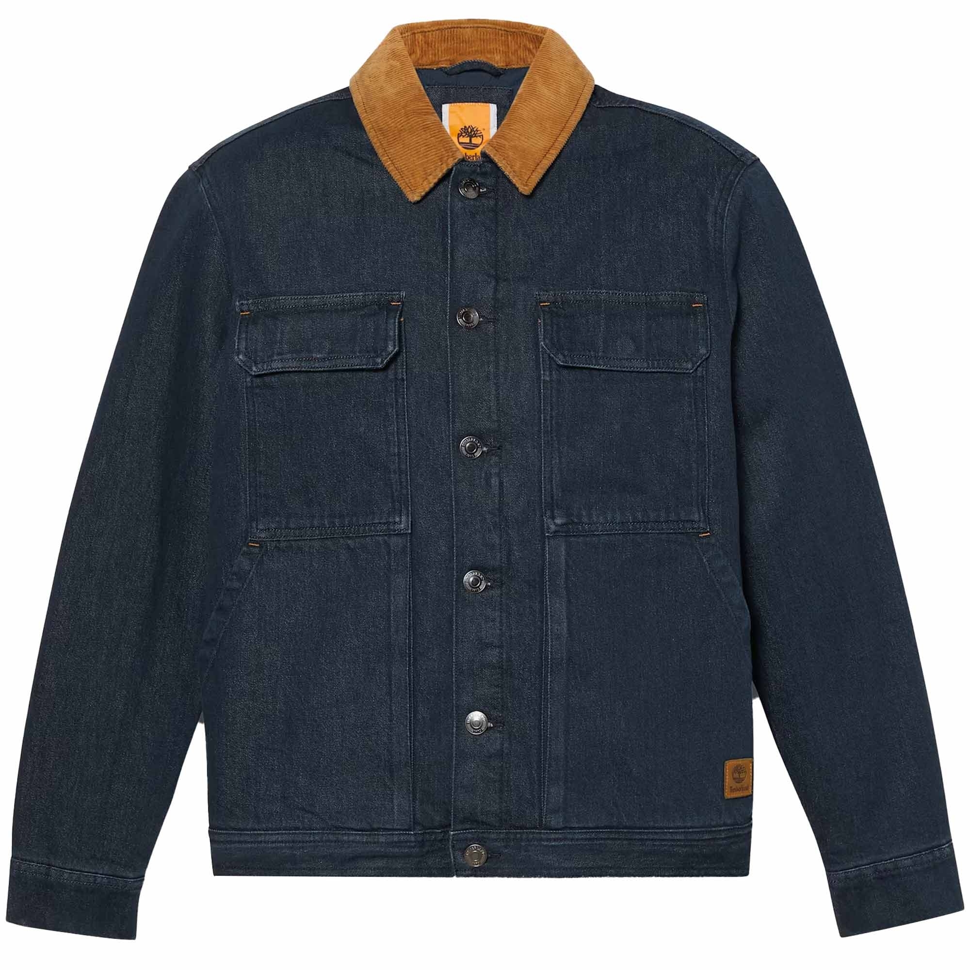Trucker Insulated Denim Jacket - Denim
