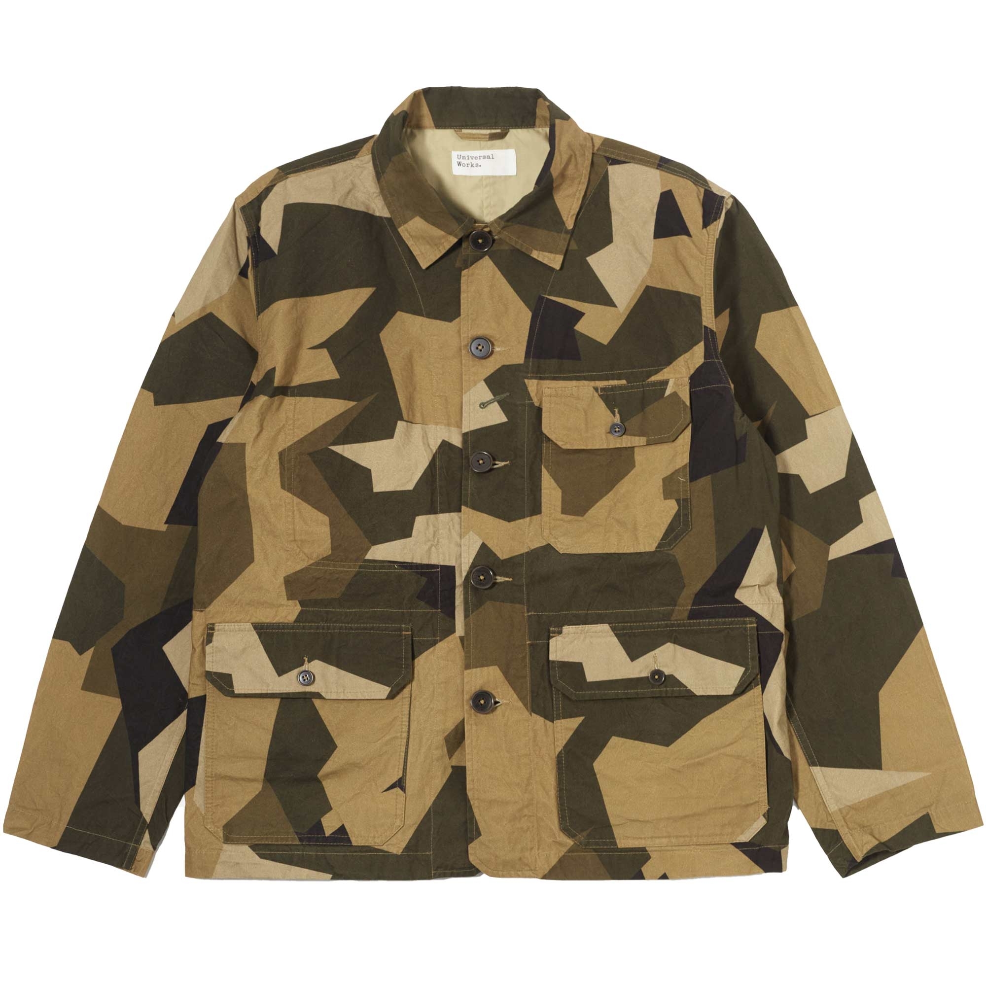 Swedish Camo Utility Jacket - Brown